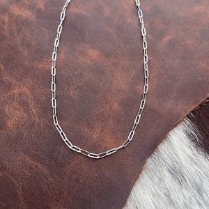 Hell on Heels | Paperclip Chain Choker | Western Choker